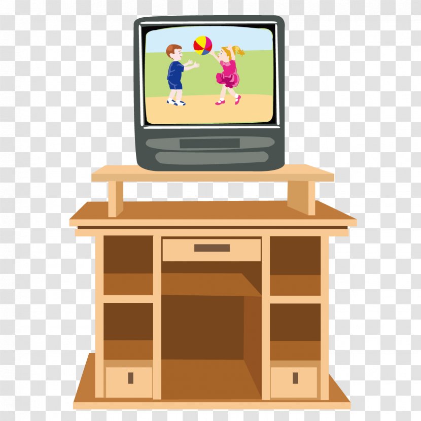 Table Furniture Living Room - Chair - Cartoon TV And Tables Transparent PNG