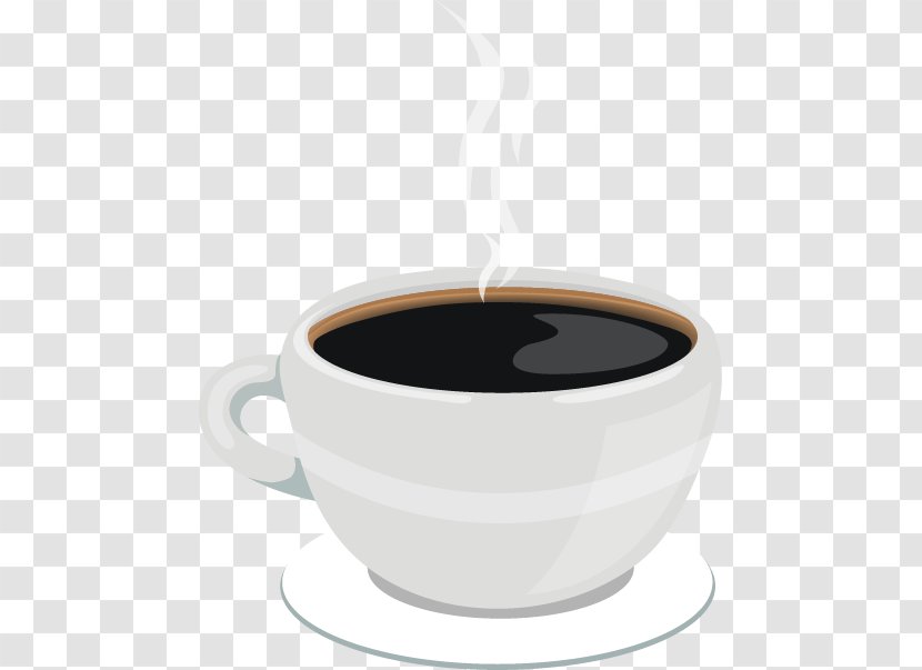 White Coffee Cup Espresso Ristretto - Drinkware - Vector Transparent PNG