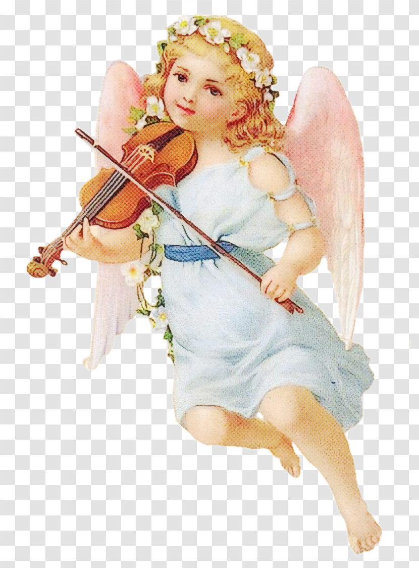 Angel Cupid Violist Musical Instrument Violinist Transparent PNG