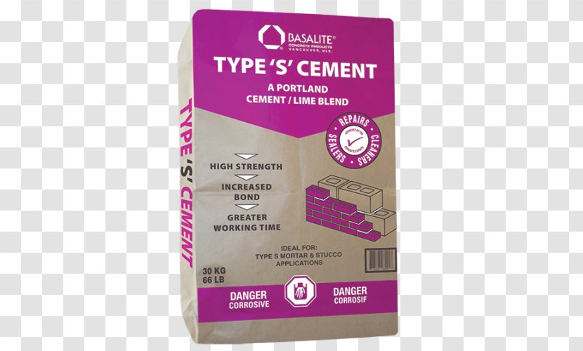 Portland Cement Lime Mortar Concrete - Masonry Unit Transparent PNG
