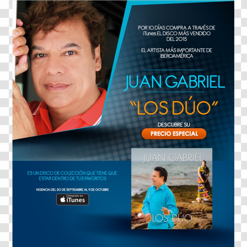 Juan Gabriel Caray Los Dúo Así Fue Ya No Vivo Por Vivir - Poster - PROMOCION Transparent PNG