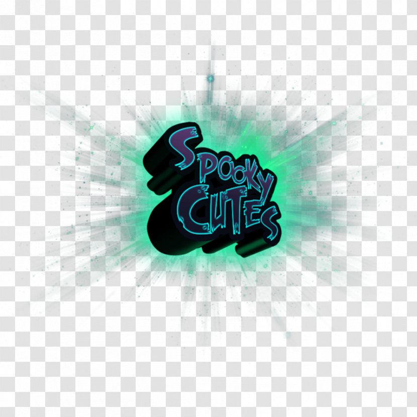 Logo Desktop Wallpaper Teal Font - Computer - Spooky Transparent PNG
