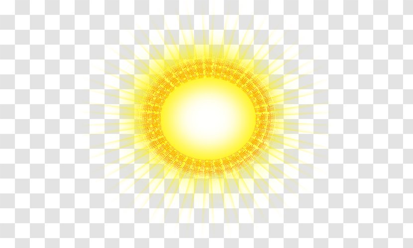 Yellow Circle Sky Wallpaper - Computer - Sun Transparent PNG