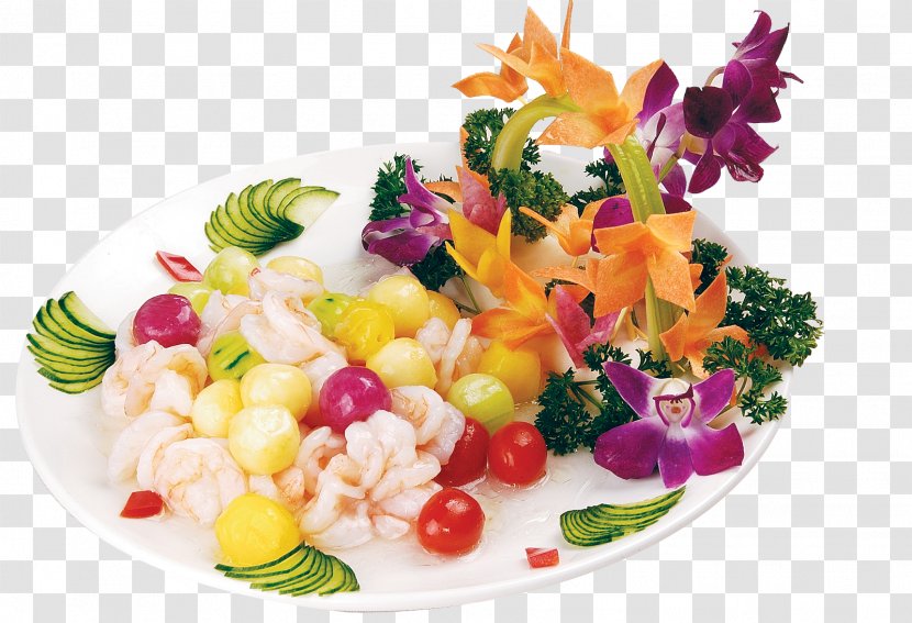 Vegetable Vegetarian Cuisine Fruit Food - Shrimp Transparent PNG
