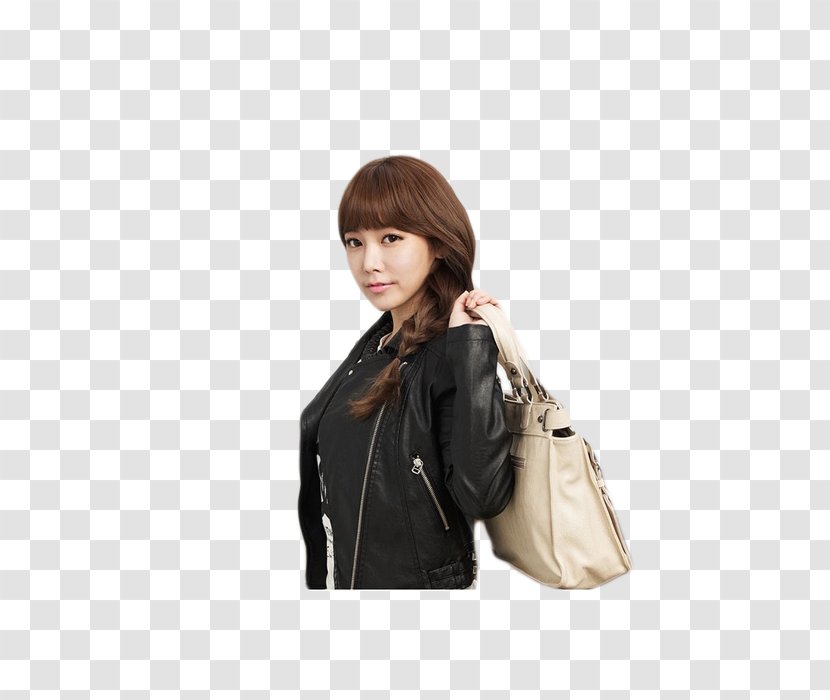 Leather Jacket Coat Shoulder Hair Coloring Wig - Neck - Park Soyeon Transparent PNG