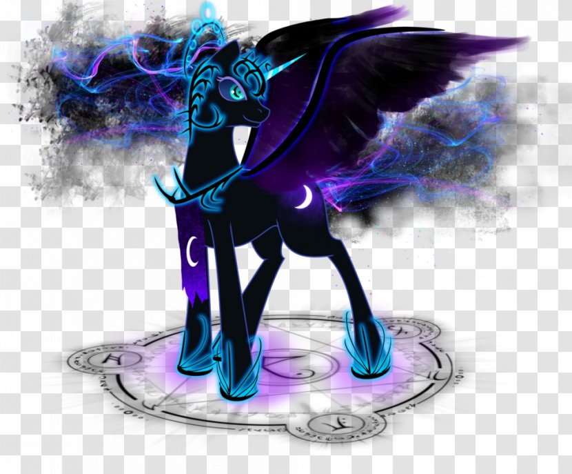 Princess Luna Nightmare Fan Art - Supernatural Creature - Goodnight Moon Transparent PNG