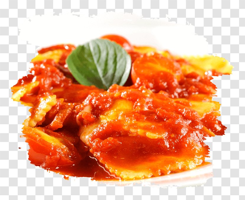 Ravioli Spaghetti Alla Puttanesca Pasta Al Pomodoro Marinara Sauce - Italian Food - Tomato Transparent PNG