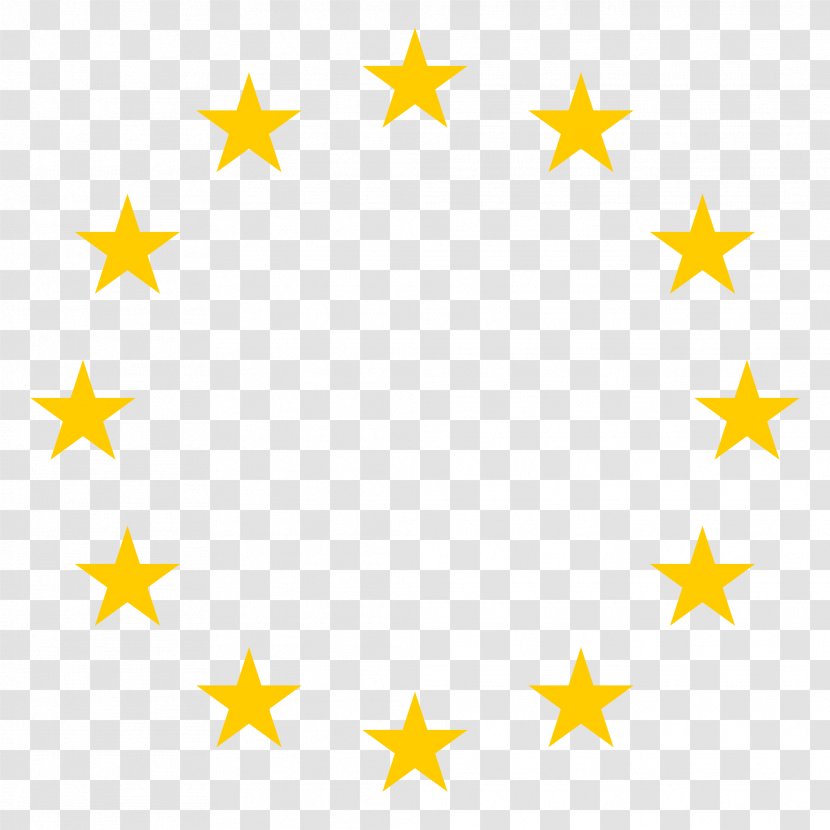 European Union Flag Of Europe Clip Art - Yellow - Star Ocean Transparent PNG