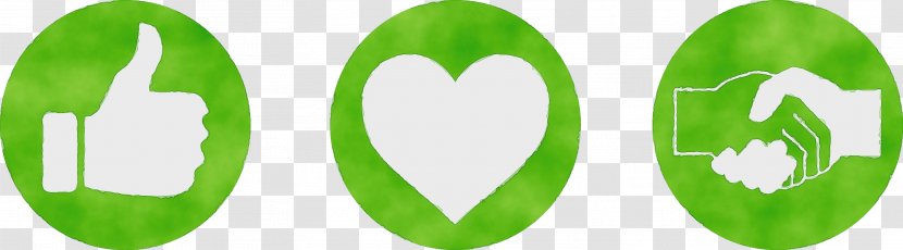Green Heart Leaf Symbol Logo - Paint - Oval Transparent PNG