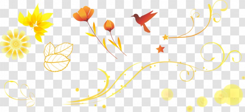 Logo Petal Brand Font - Autumn Bouquet Decorative Elements Transparent PNG