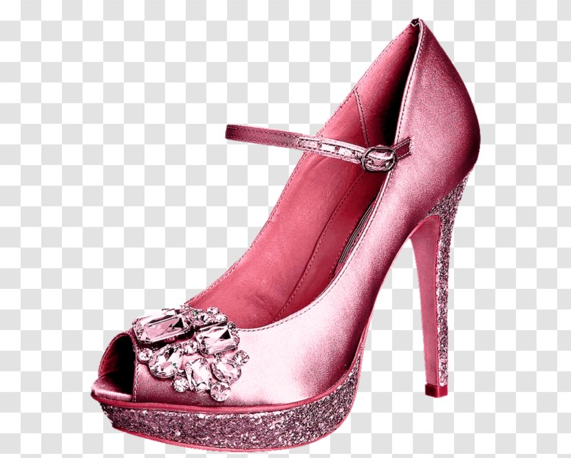Shoe Photography High-heeled Footwear - Ms. Lu Foot Pink High Heels Transparent PNG