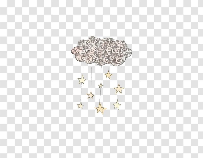 Drawing Star - Clouds Transparent PNG