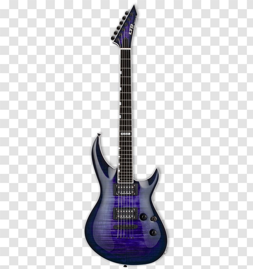 ESP Horizon FR-II Seven-string Guitar LTD EC-1000 Electric E-II Eclipse - String Instrument Accessory Transparent PNG