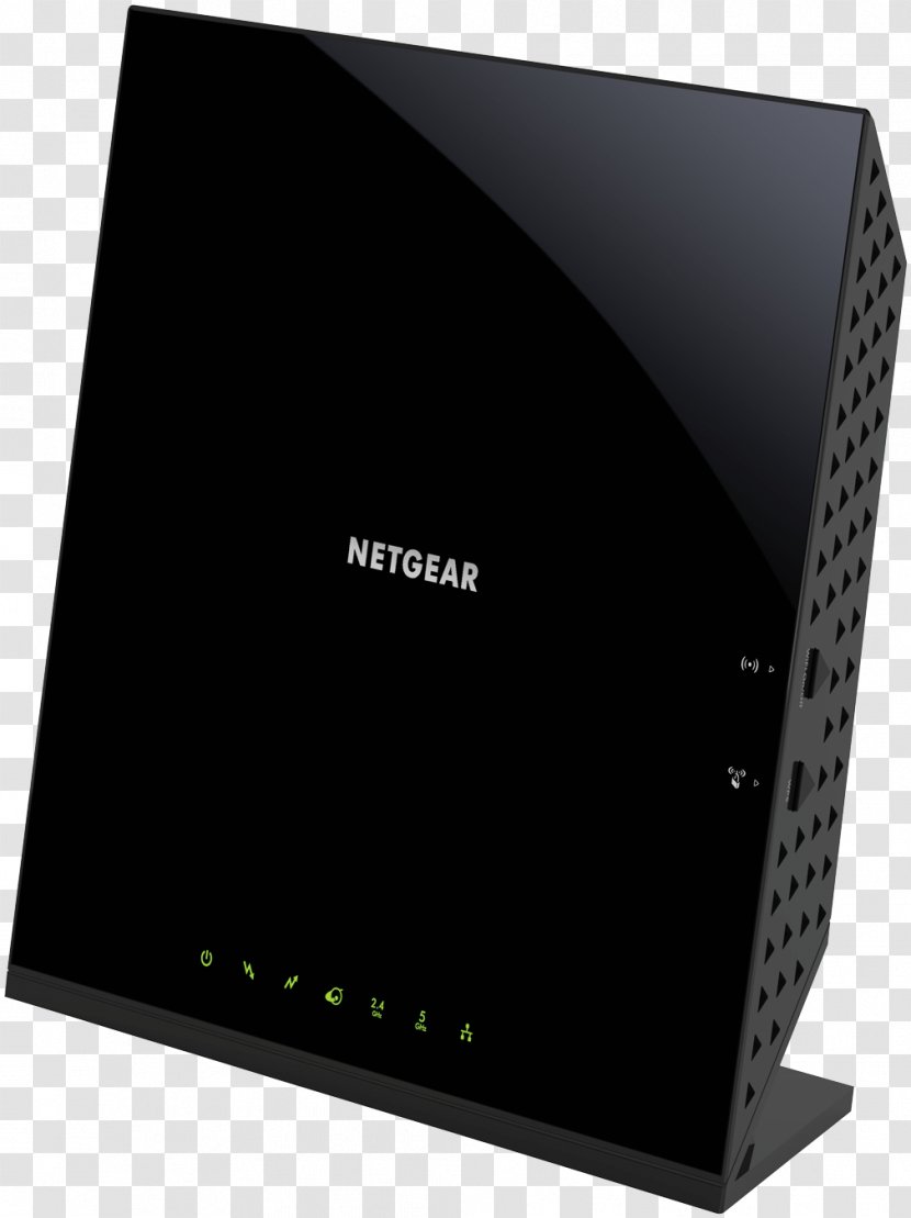 NETGEAR D6400 DSL Modem Wireless Router C6250 - Electronic Device - Cable Transparent PNG