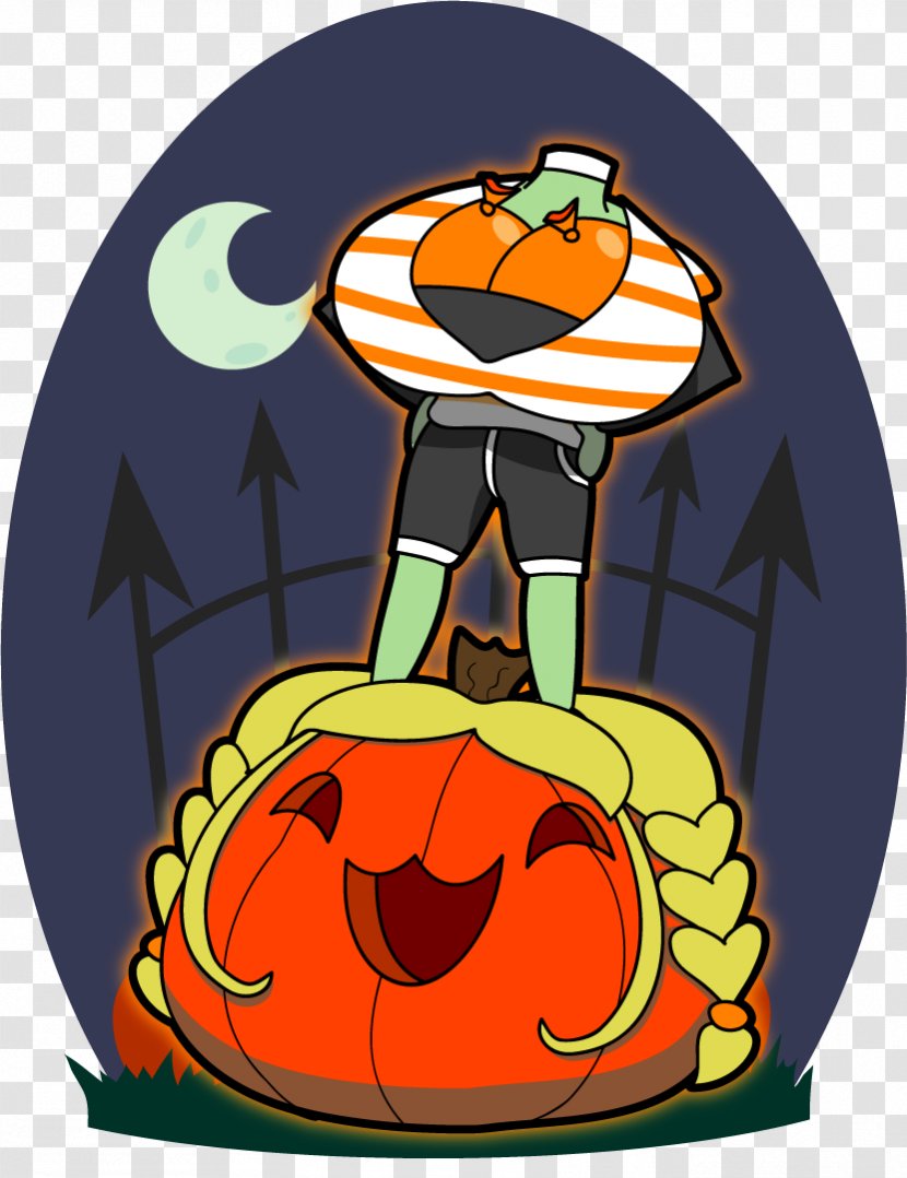 Pumpkin Digital Art Halloween Monster Costume Adult Jack-o'-lantern - Penelope Transparent PNG