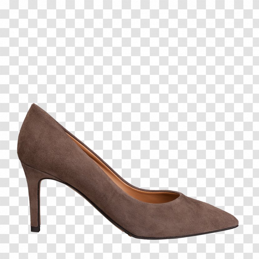 Court Shoe High-heeled Bag Suede - Moccasin Transparent PNG