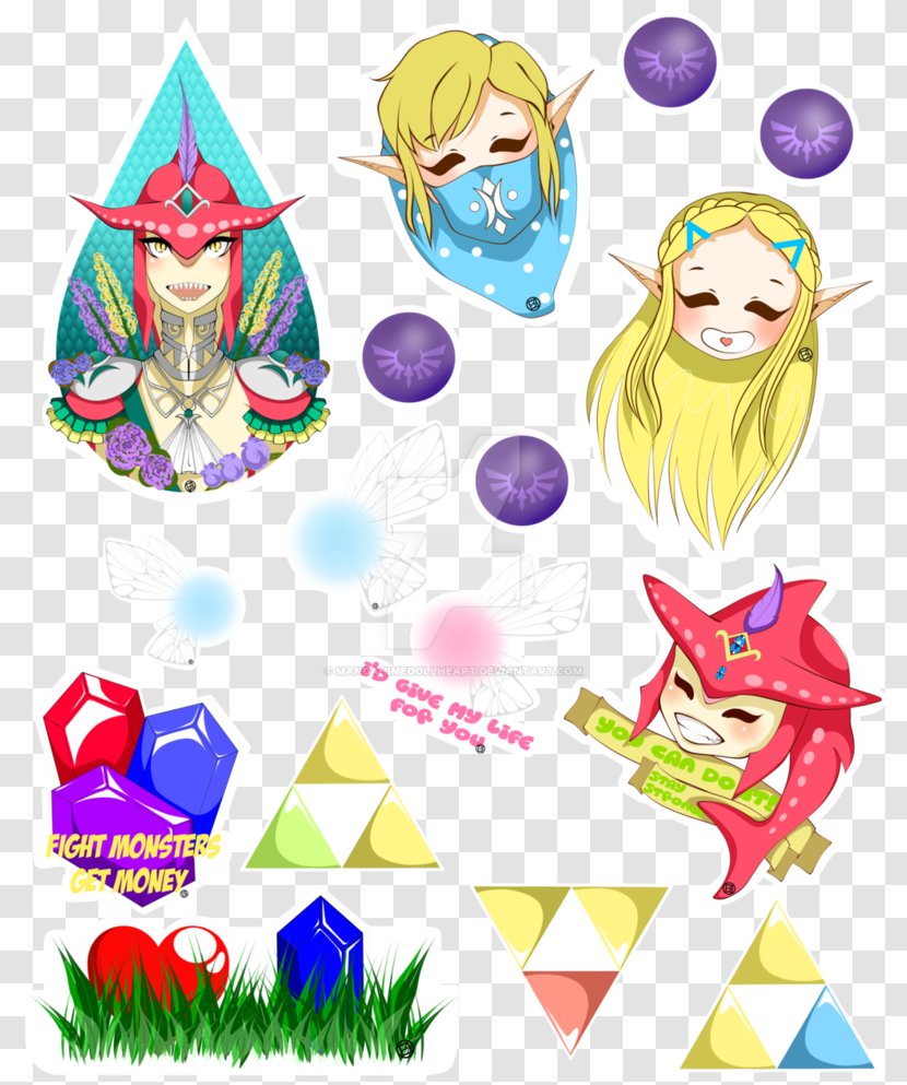 The Legend Of Zelda: Breath Wild Twilight Princess HD Ocarina Time A Link Between Worlds - Ruto - Dollheart Transparent PNG