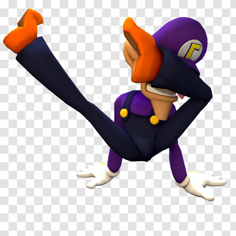 Waluigi Mario Series Wario Dab - Dabbing Transparent PNG