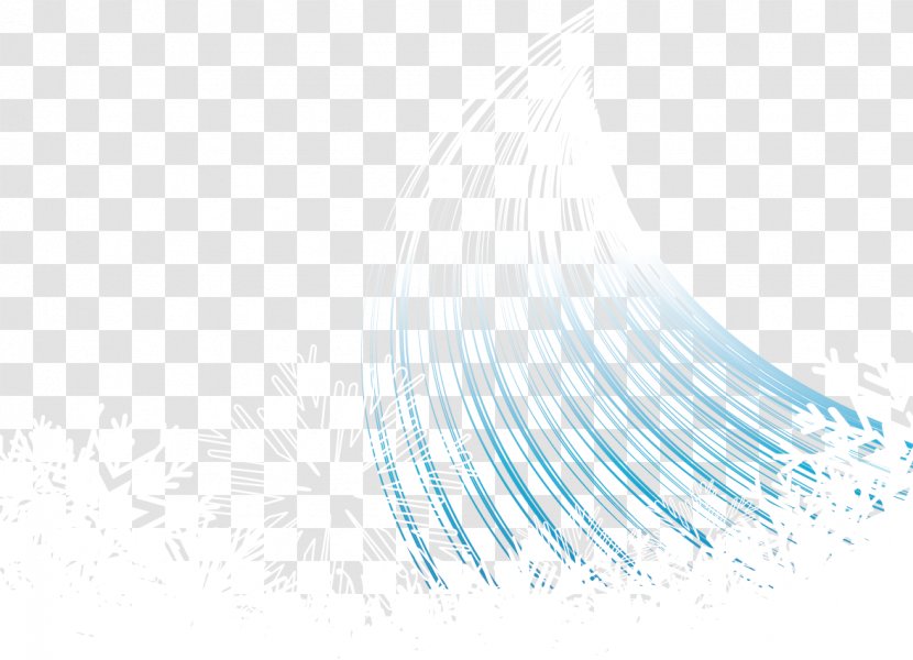 Graphic Design Brand Pattern - Text - Dynamic Light Blue Snowflake Background Decoration Transparent PNG