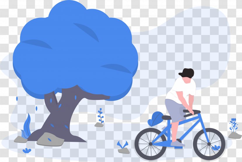 Bicycle Cycling BMX Bike Advertising Illustration - Cuddling Transparent PNG