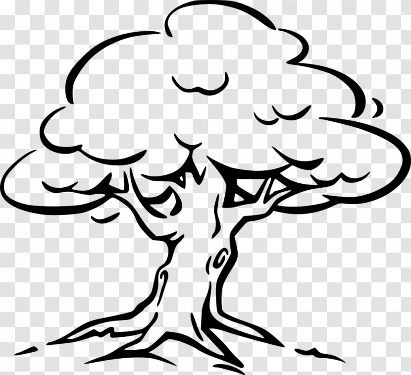 Tree Black And White Pine Clip Art Transparent PNG