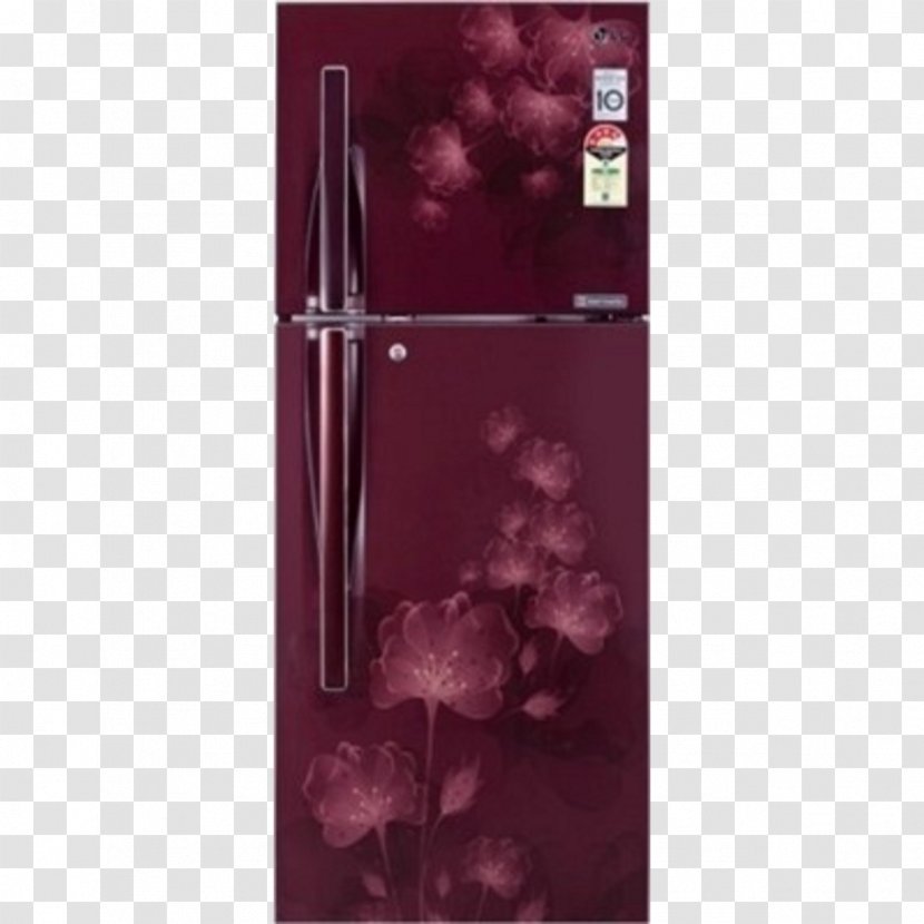 Auto-defrost Refrigerator Door LG Electronics Freezers - Purple Transparent PNG