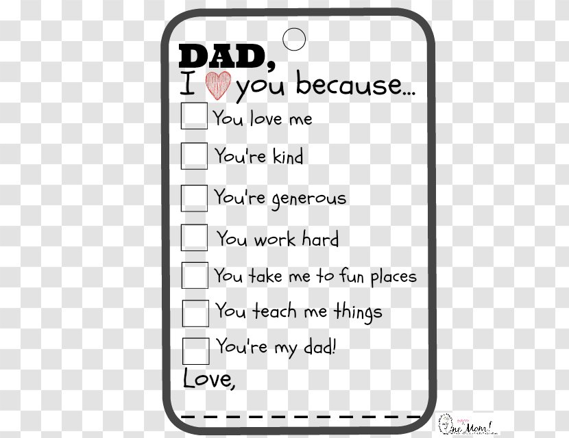 Father's Day Gift Child Mother - Diagram - If I Know What Love Is It Because Of You Transparent PNG