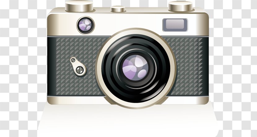 Photography Camera Drawing - Single Lens Reflex - Cartoon Transparent PNG