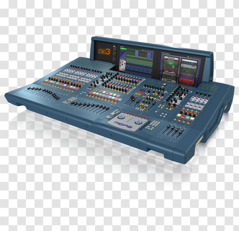 Audio Mixers Digital Mixing Console Midas Consoles DM16 - Recording Studio - Mixer Sound System Transparent PNG