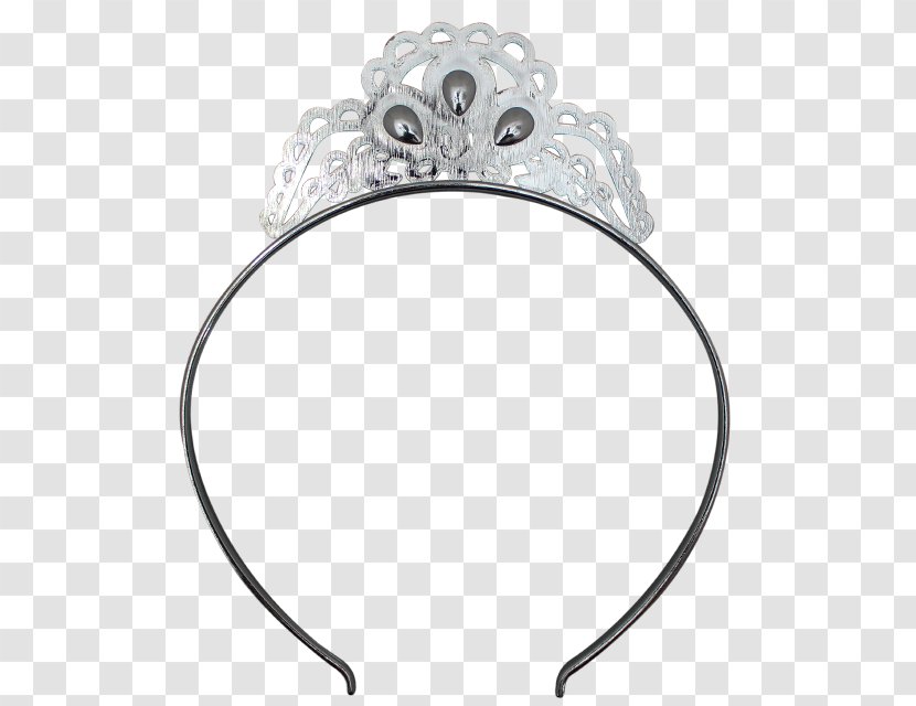 Headpiece Body Jewellery Silver White Line - Black And Transparent PNG