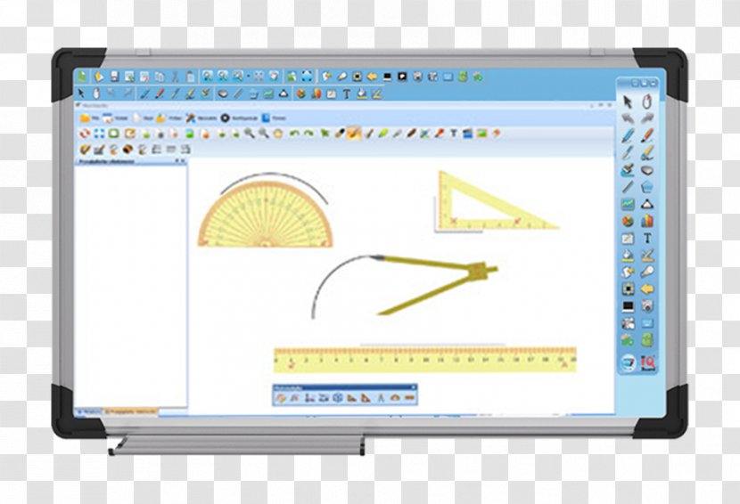 Interactive Whiteboard Interactivity Dry-Erase Boards Information - Technology - Bulletin Board Transparent PNG