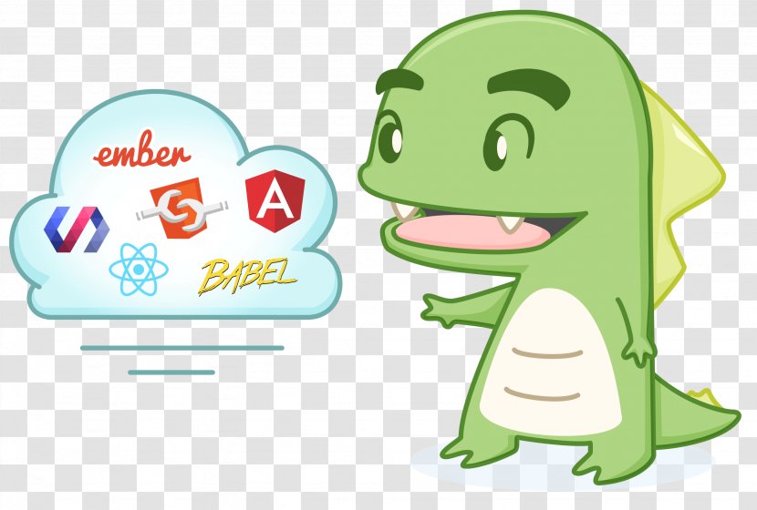 Research Triangle Frog Ember.js - Text Transparent PNG