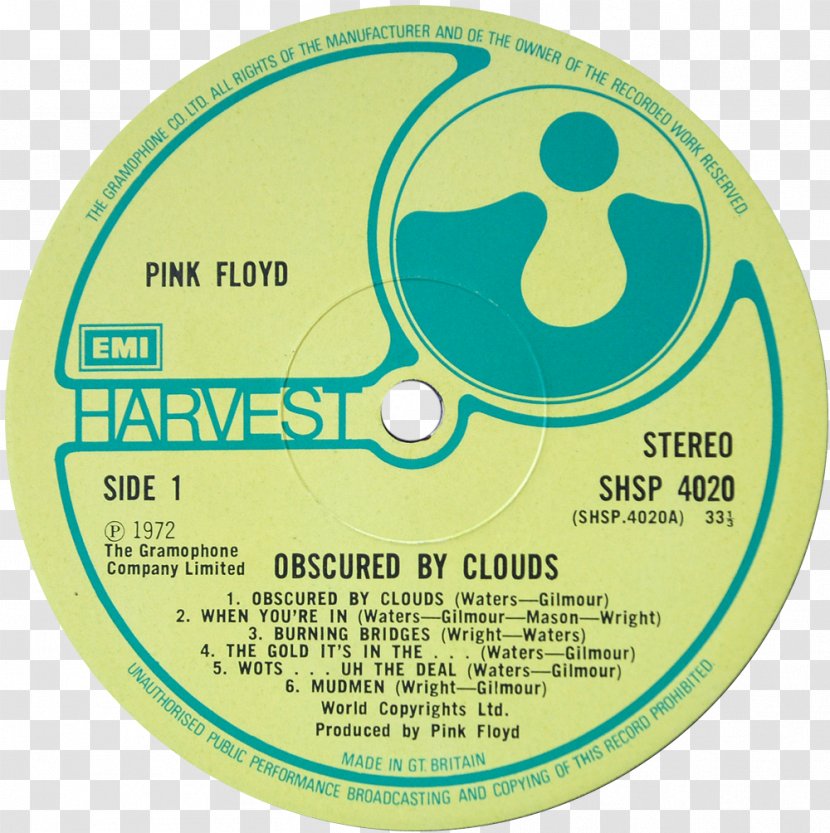 Pink Floyd Deep Purple Concerto For Group And Orchestra Harvest Records Album - Heart - Pinkfloyd Transparent PNG