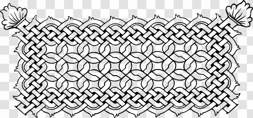 Decorative Arts Clip Art - Black And White - Celtic Transparent PNG