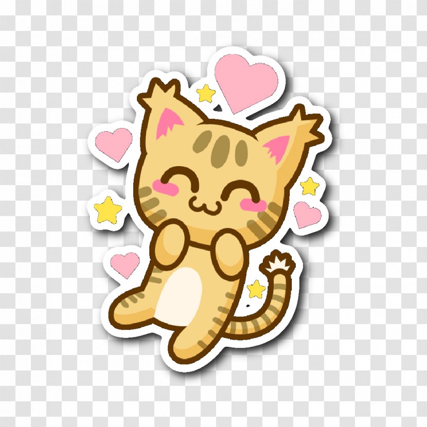 Sticker Die Cutting Cat Hello Kitty Cuteness Transparent PNG