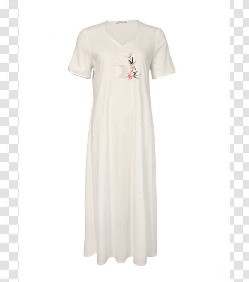 T-shirt Nightwear Sleeve Dress Neck Transparent PNG