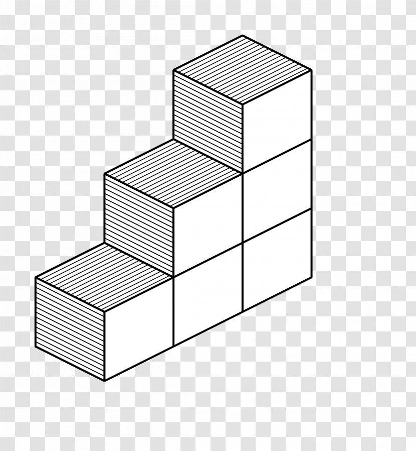 Drawing Cube Clip Art - Isometric Projection Transparent PNG