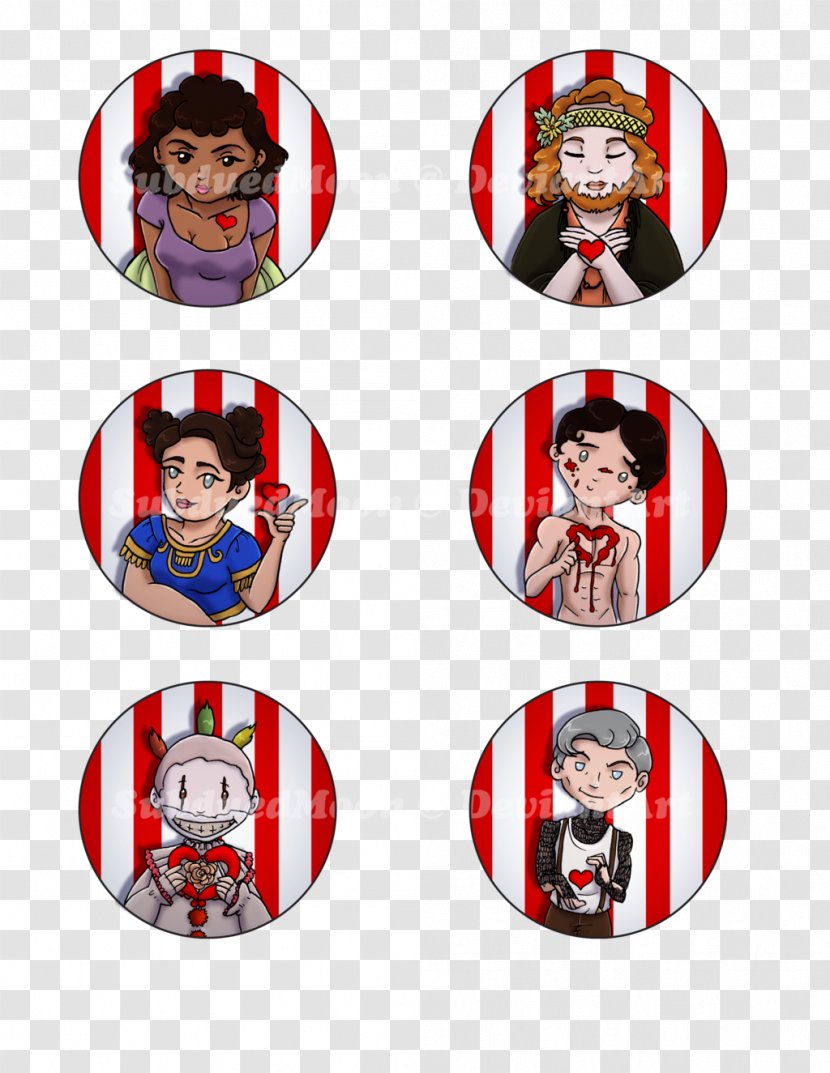Drawing DeviantArt American Horror Story: Freak Show Button - Clothing Accessories Transparent PNG