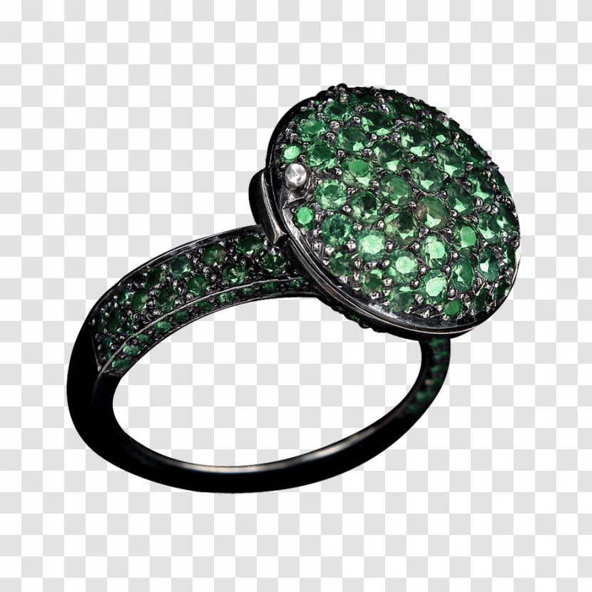 Emerald Body Jewellery Silver Diamond - Platinum Transparent PNG