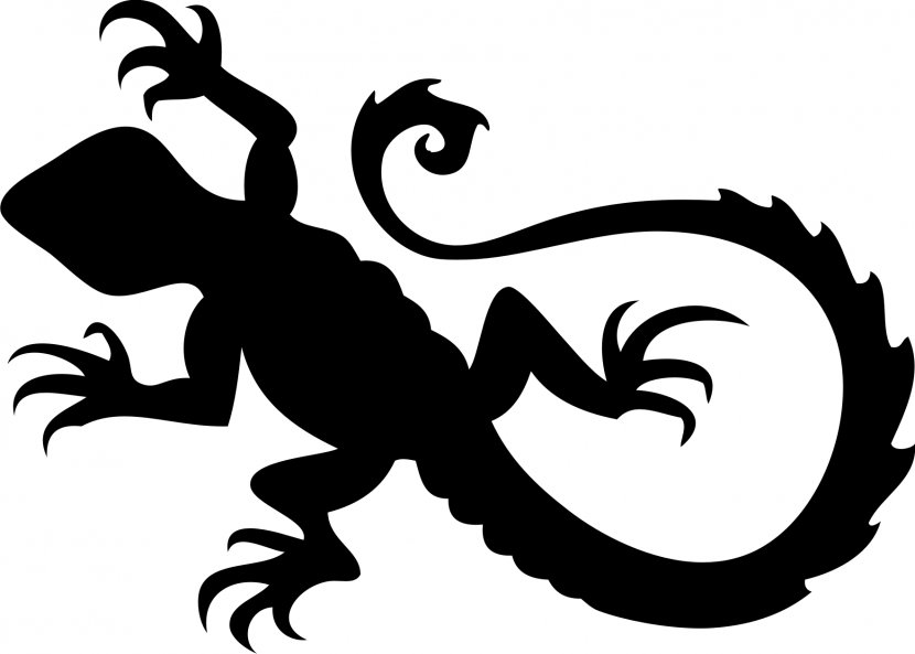 Lizards Stickers Car Van Reptile - Die Cutting - Bearded Dragon Transparent PNG