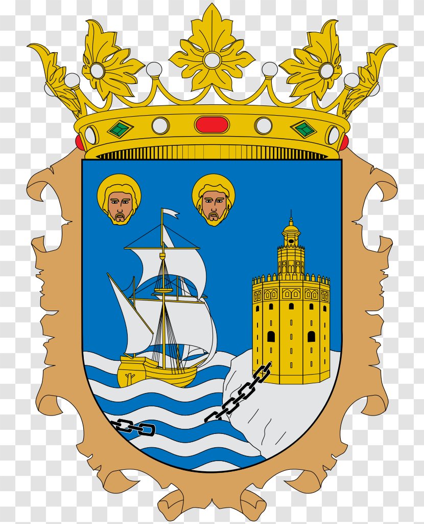 Escudo De Santander Torre Del Oro Siege Of Seville Escutcheon - Area - Yellow Transparent PNG