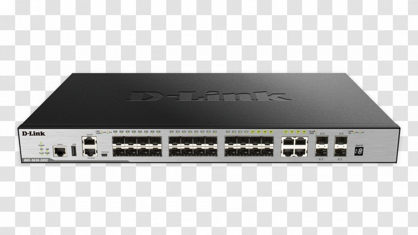 D-Link - Stackable Switch - 44 Port XStack Gigabit L3 Managed Small Form-factor Pluggable Transceiver Network 10 EthernetStackable Transparent PNG