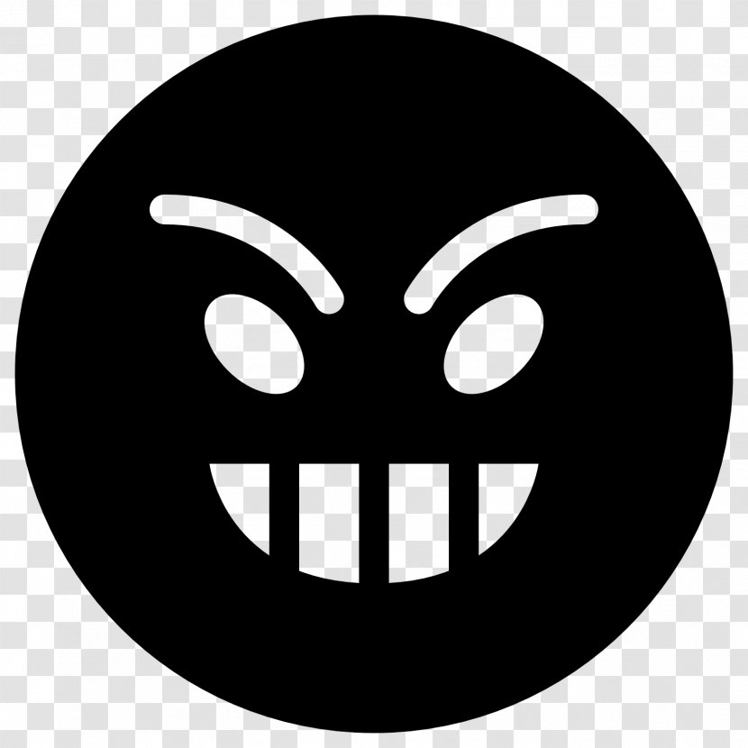 Black Riviera - Emoticon - Angry Icon Transparent PNG