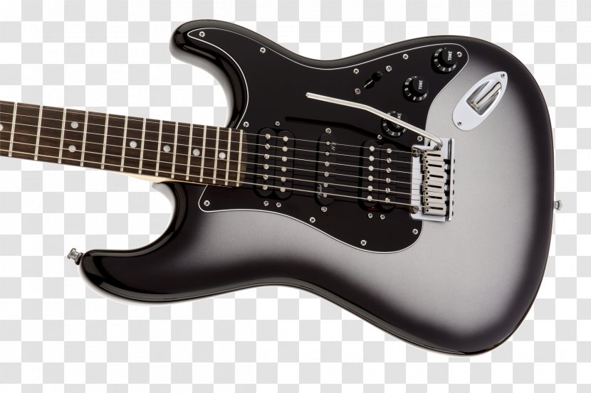 Fender Bullet Electric Guitar Squier Deluxe Hot Rails Stratocaster - String Transparent PNG