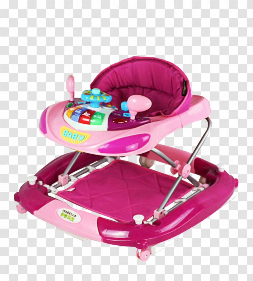 Infant Wheel Vehicle Toy Child - Baby Transport - Simple Purple Button Walker Transparent PNG