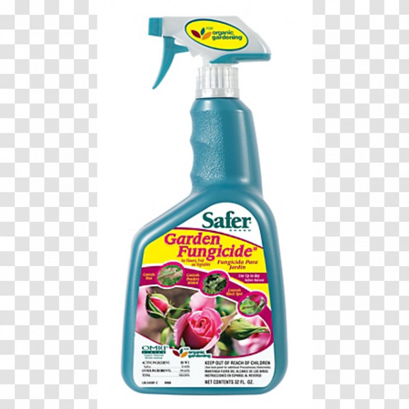 Insecticide Safer 3 In 1 Garden Spray Fungicide 32-Ounce Brand 5118GAL-32 Concentrate Insect Killing Soap - Horticulture Transparent PNG