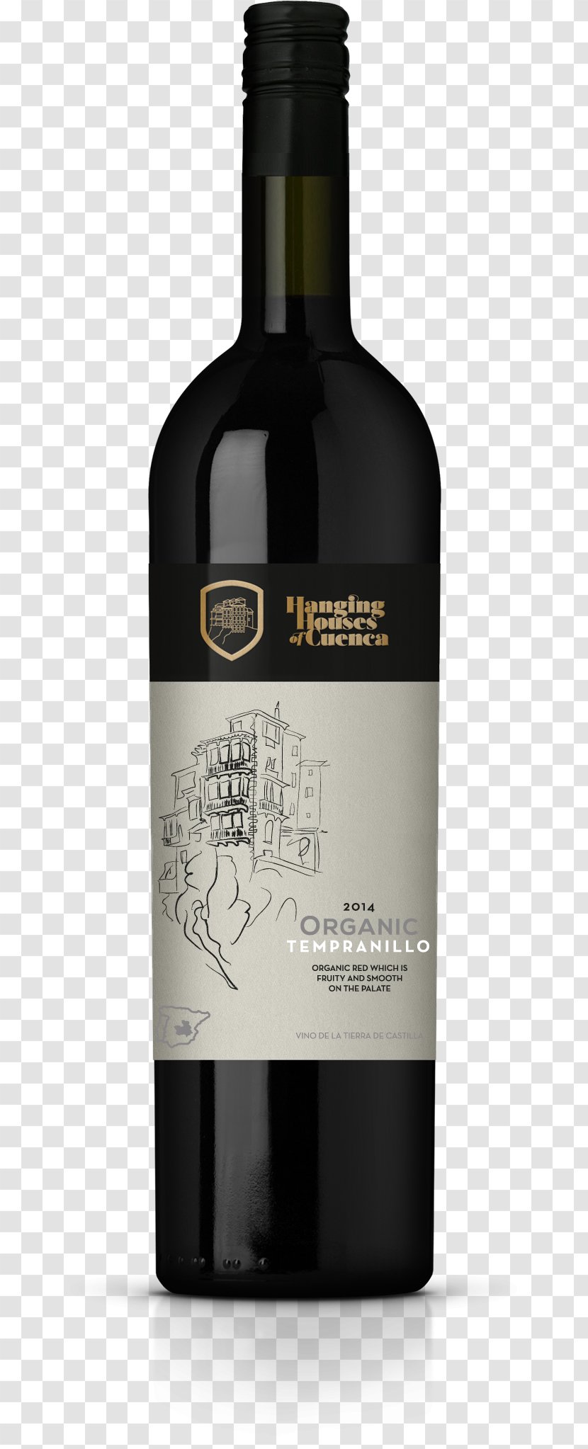 Red Wine Hanging Houses Of Cuenca Tempranillo Cabernet Sauvignon - Sale Transparent PNG