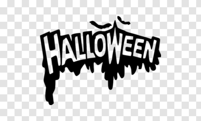 YouTube Halloween Logo Clip Art - Black And White - Youtube Transparent PNG