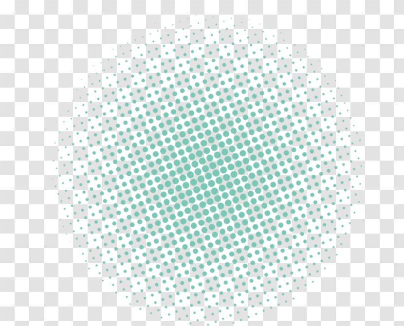 Halftone Royalty-free Illustration - Frame - Green Simple Circle Spot Effect Element Transparent PNG
