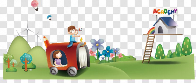 Boy Sitting In The Car With A Telescope - Happiness - School Transparent PNG